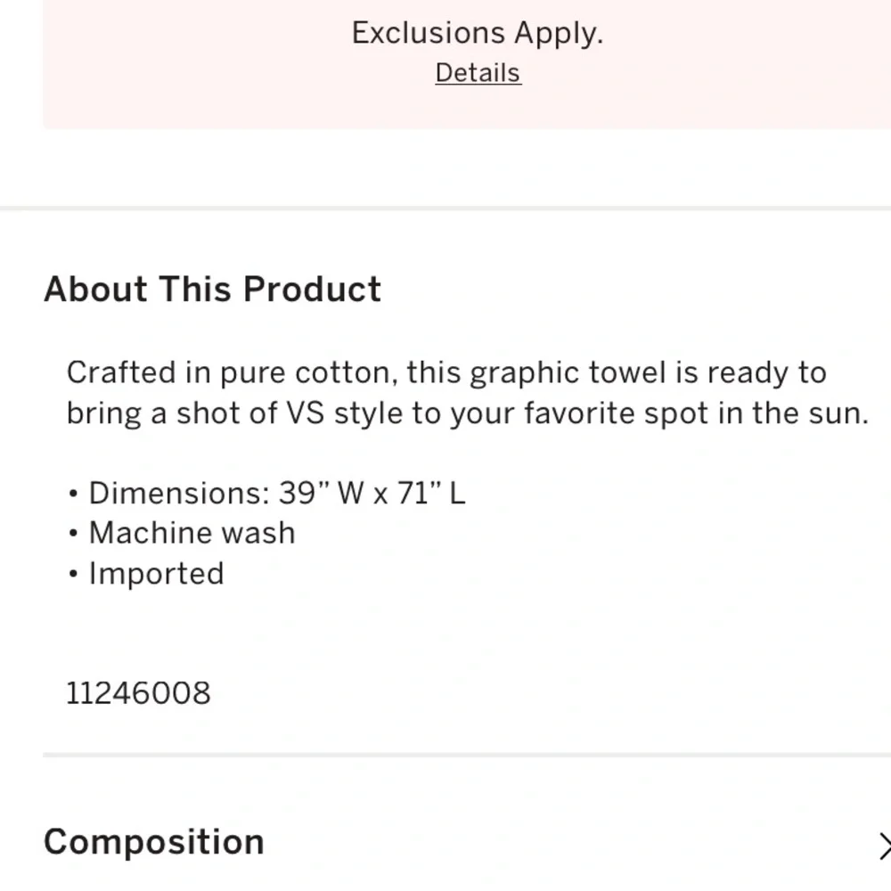 Victoria secret duffel bag and beach towel